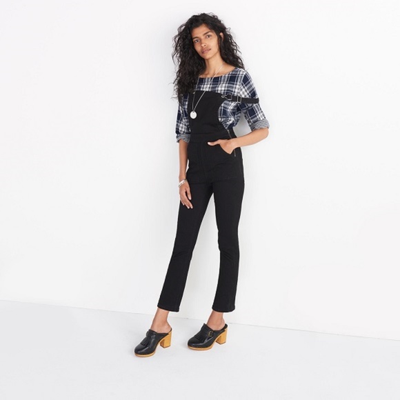 Madewell Denim - Madewell Skinny Cross-Back Denim Overalls